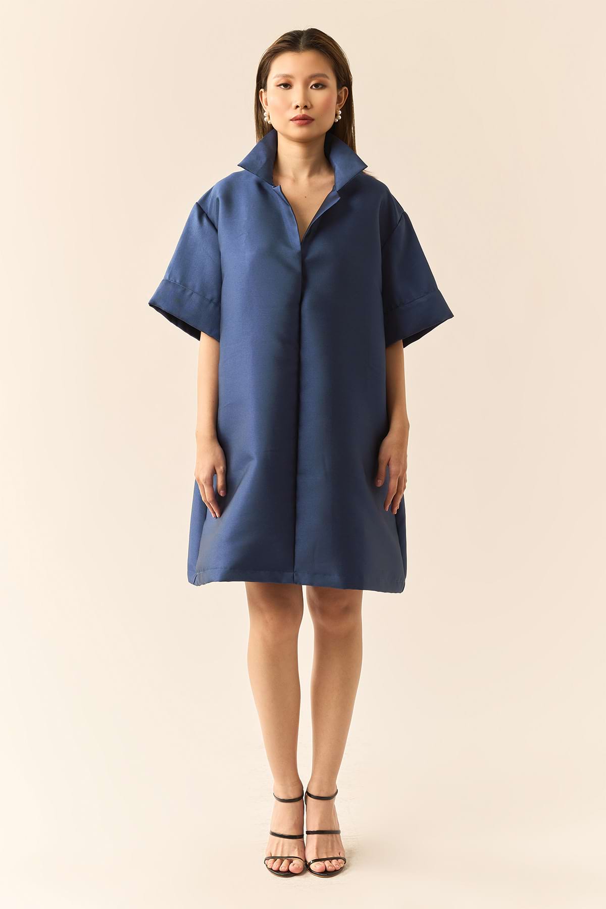 Indira Dress in Mikado Silk